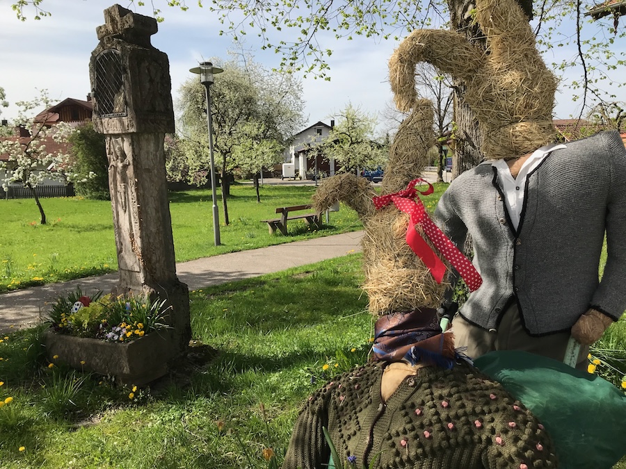 Bankerl am Maibaum