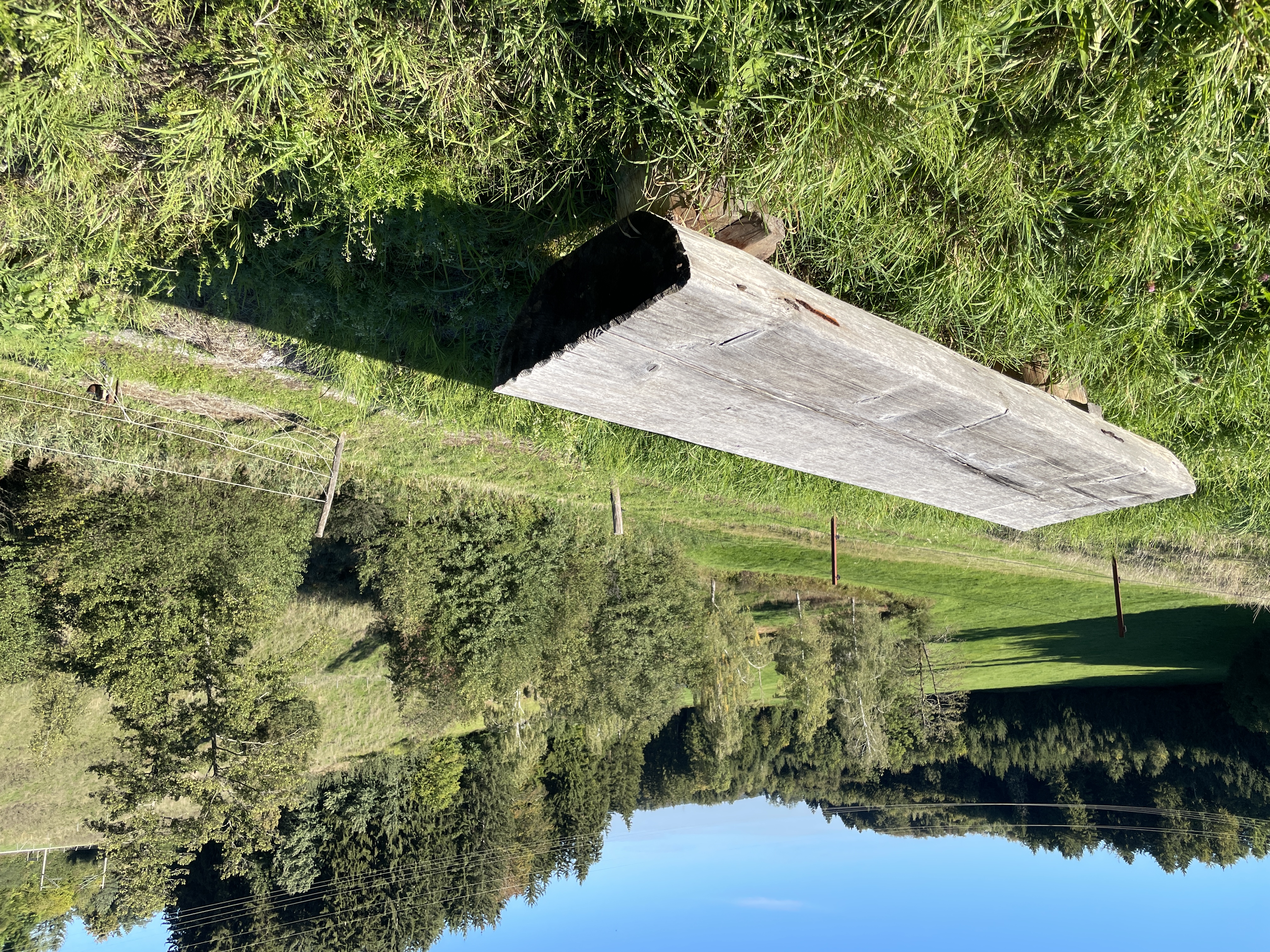 Bankerl überm Fuschbachtal in Schlecht
